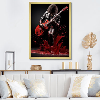 Xabian, rouge, noir, musique, guitare, passion