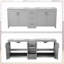 Meuble-lavabo double 84 po, 2 lavabos en céramique et comptoir en quartz avec tablettes réglables 84 po-1253510367