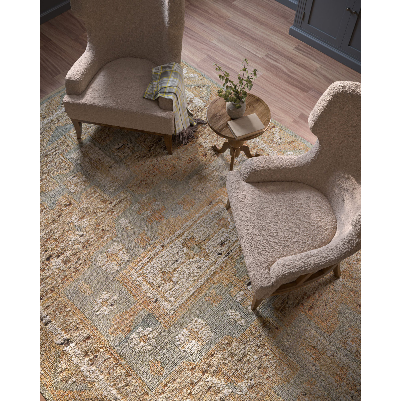 Ashwin Handmade Rug, Rectangle 8' x 10'