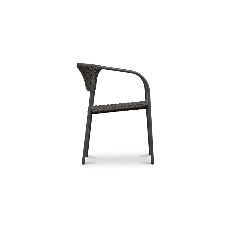 Outdoor Dining Armchair, Brown, Brown