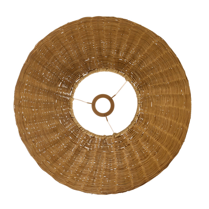 Empire Natural Rattan Lamp Shade, 52cm D, Brown