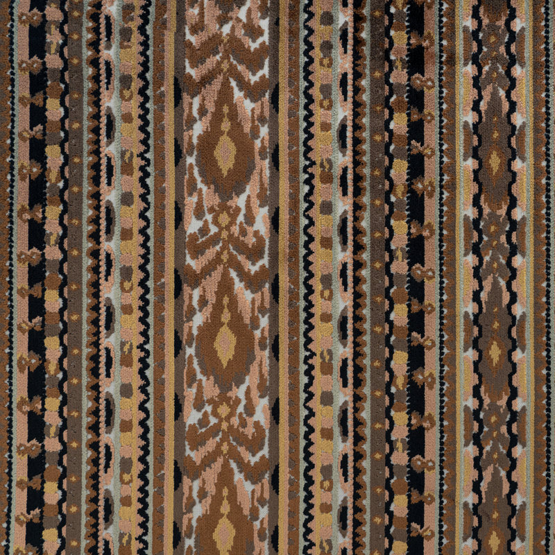 Tissu de revêtement en velours Sumatra, Boho