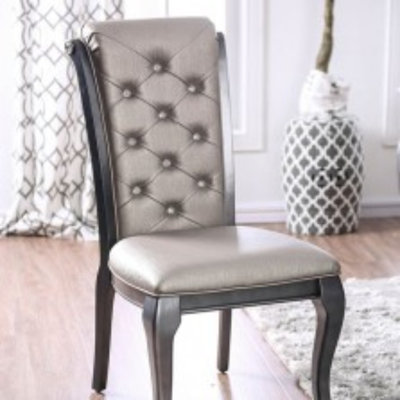 Chaise de salle à manger rembourrée Suzan