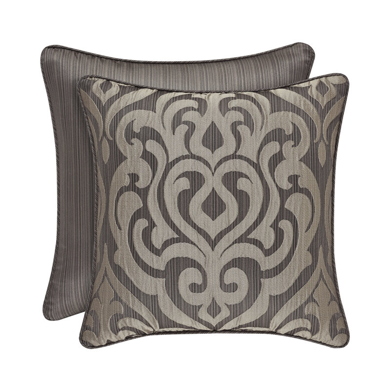 Coussin décoratif carré 18 po Astoria - Mink