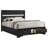 Orchid Black Queen Storage Panel Bed