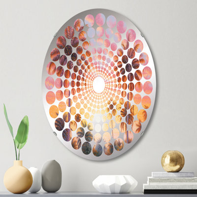 Miroir mural oval