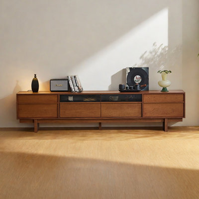 Meuble télé en bois de style rétro