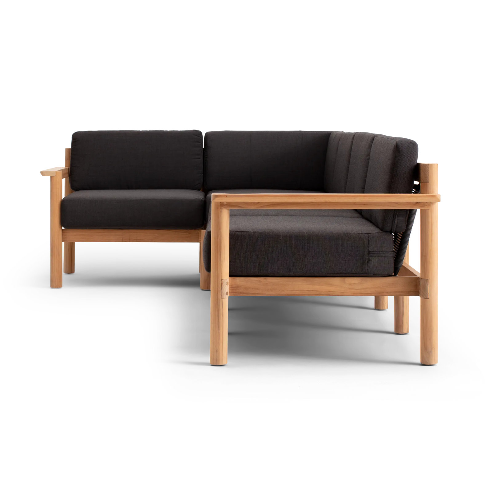 Haven 114" Sunbrella® Patio Sectional, Sunbrella Coal