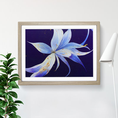 Bluebell Flower Abstract - Single Picture Frame Painting