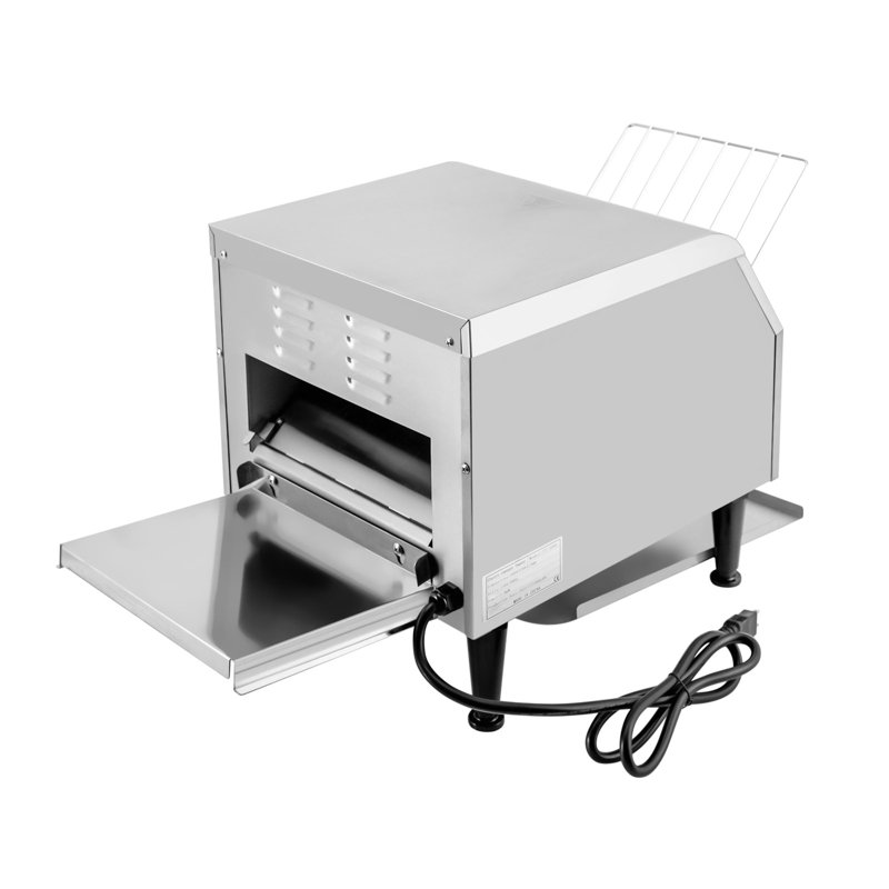 SUNYOU 2200W Stainless Steel Heavy-Duty Industrial Toasters w/ Double Heating Tubes