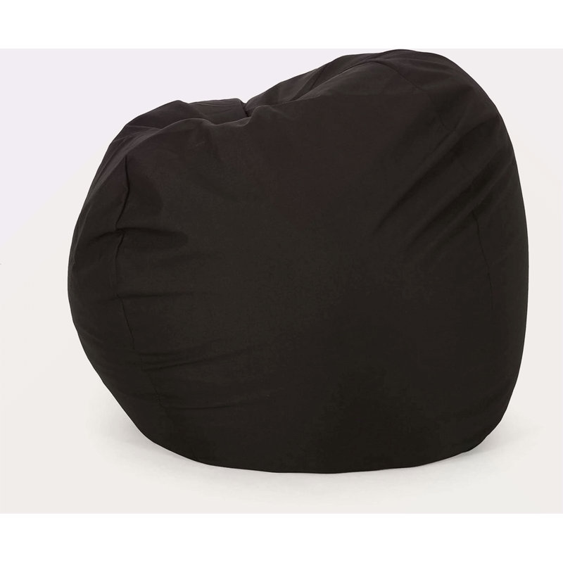Bean Bag (25 In. X 34 In. X 34 In.), Black Fabric