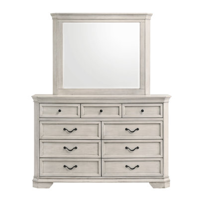 Ailany 9 Drawer 59.5'' W with Mirror