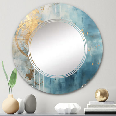 Miroir mural rond Lysan