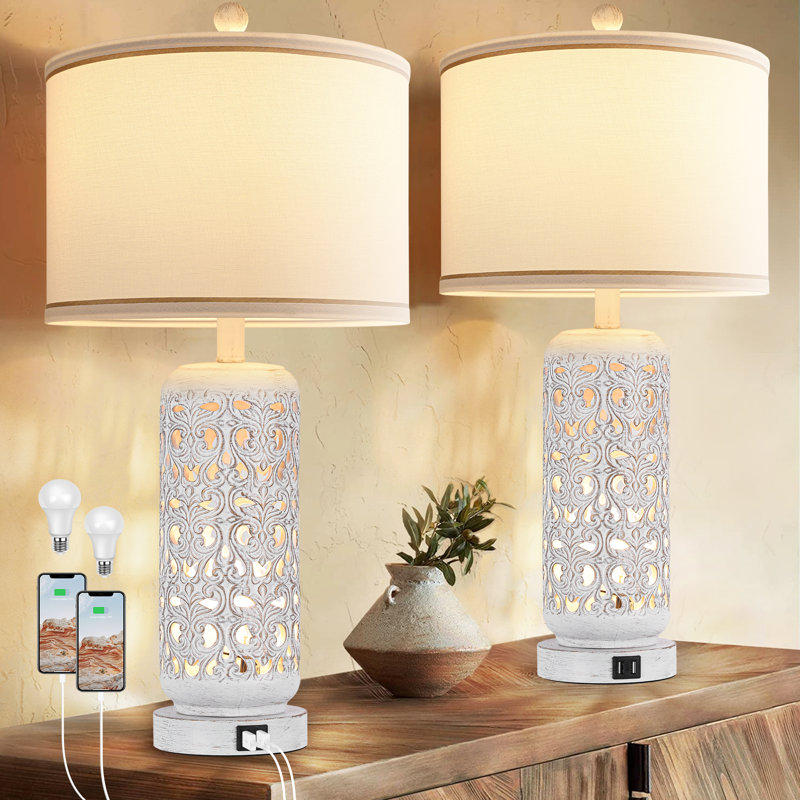 Bylas Ceramic USB Table Lamp