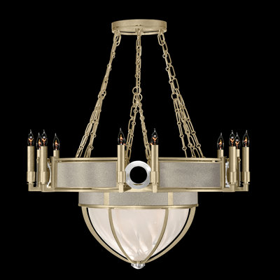 Mirage 15 - Light Wagon Wheel Chandelier