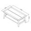 Arkema Four Leg Coffee Table with Storage-1488790247-1488790232