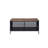 Winam Antique Oak & Black Finish Coffee Table