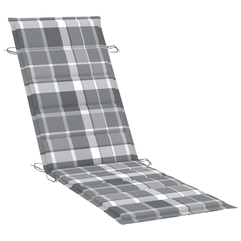 Coussin de siège / dossier d'extérieur, Blanc / gris
