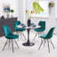 Chaise d’appoint rembourrée en velours Sigrid-1146130290