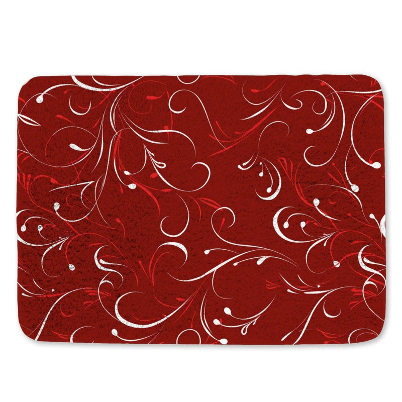 Motif floral pour salle de bain, L 21 po x L 34 po