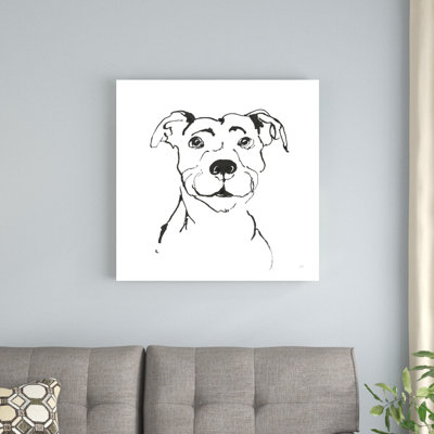 " Line Dog Pitbull I " by Chris Paschke