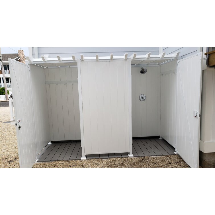 Avcon 36 Double Outdoor Shower Enclosure D-6-36G — Elegant Home USA