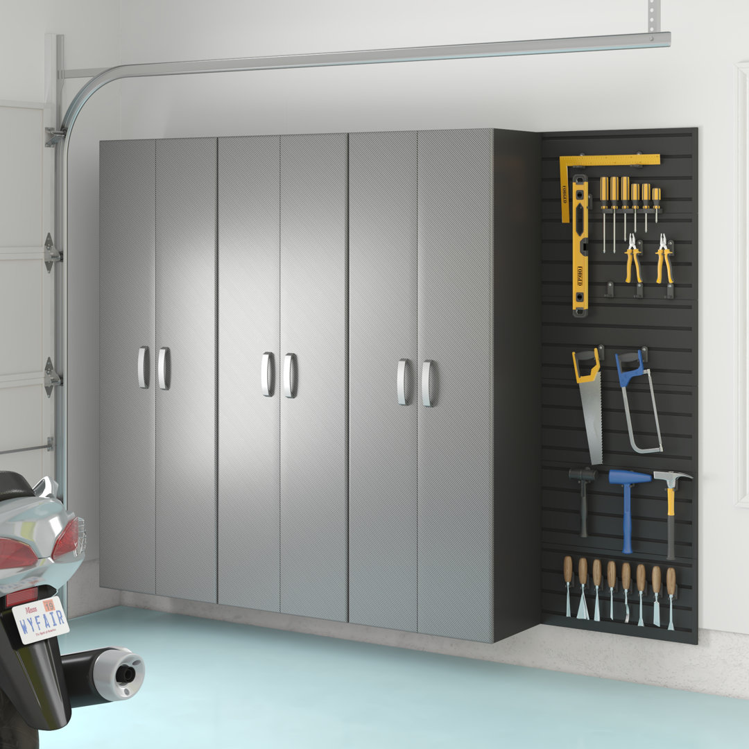 Deluxe 3 Piece Single Storage Cabinet ( 72'' H x 96'' W x 16.75'' D) Flow Wall 