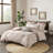 Cotton Jacquard Comforter Set Blush-121108015