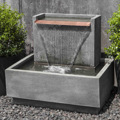 Concrete Stone Waterfall Fountain