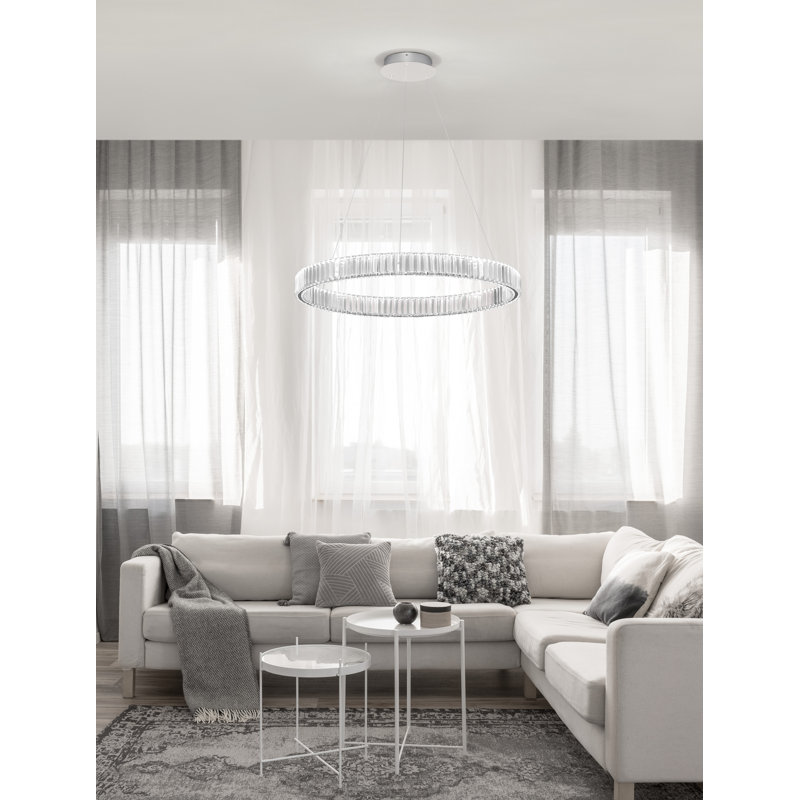 1 - Light Cylinder LED Chandelier