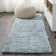 Anttwan Solid Shag Turquoise Rug