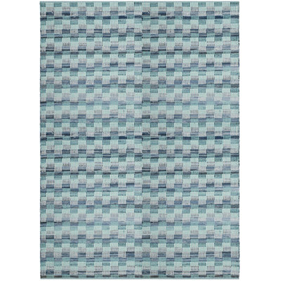 Haqeem Hand Woven Cotton Geometric Rug