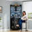 Conner Bar Cabinet With Wine Storage And Led Strip-1140370336