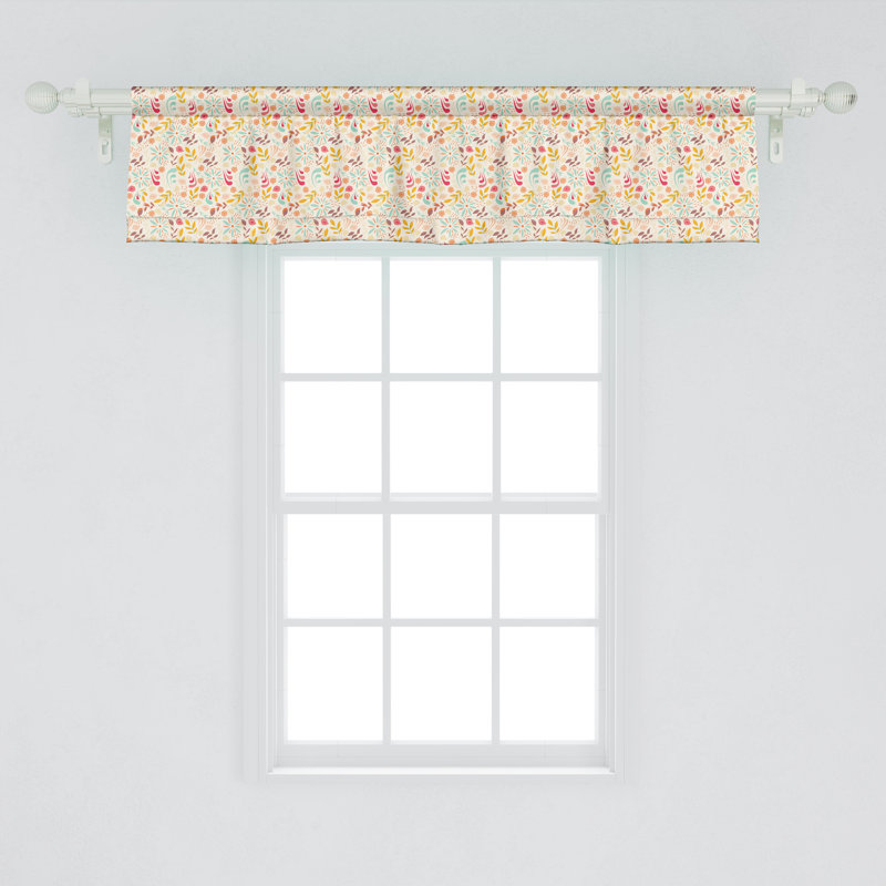 Multicolore motif cantonnière Ambesonne, L 54 po x L 18 po
