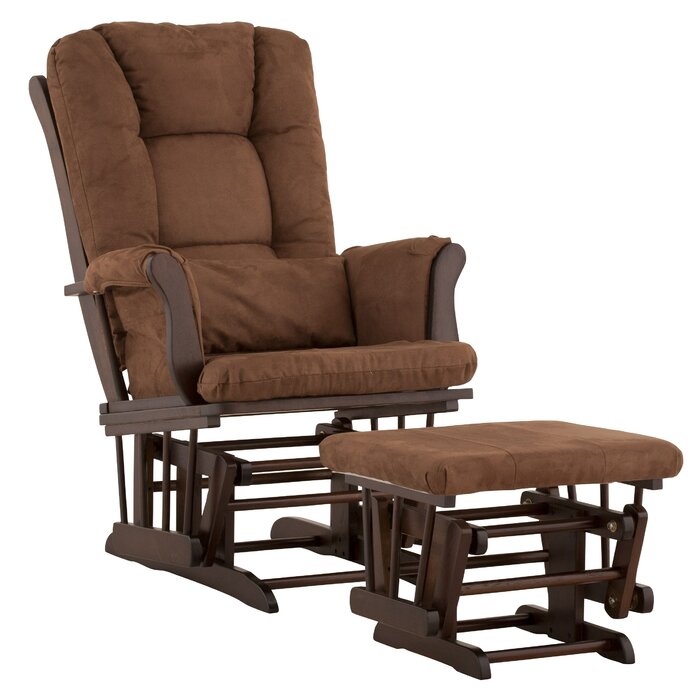 Storkcraft Tuscany Rocking Chair Glider with Ottoman & Reviews | Wayfair