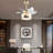 Xavious 23 Inch 3-Colour Gold Ceiling Fan LED Light with Remote Control