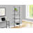 Cara72 Inch Etagere Bookcase, 5 Tier Ladder Display Shelves, White Marble-look-2078362291