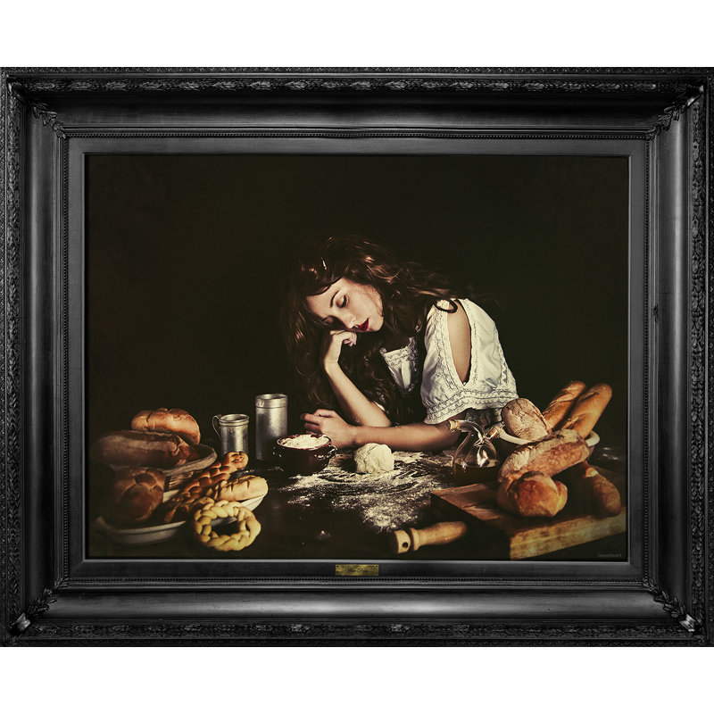 White Dress by Himitsuhana - Single Picture Frame Print on Canvas