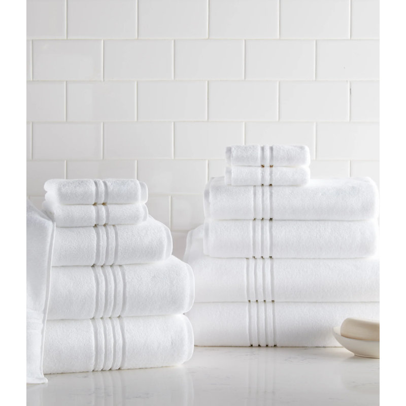 Chelsea 100% Cotton Wash Cloth, White