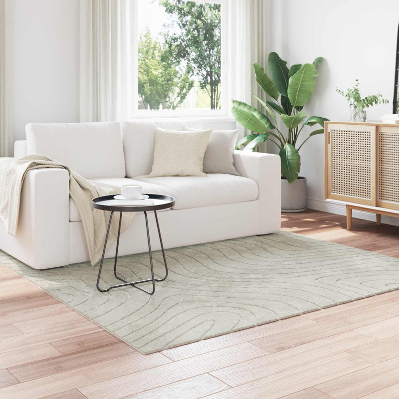 Modern Indoor and Outdoor Rug, Square 200 cm, Green