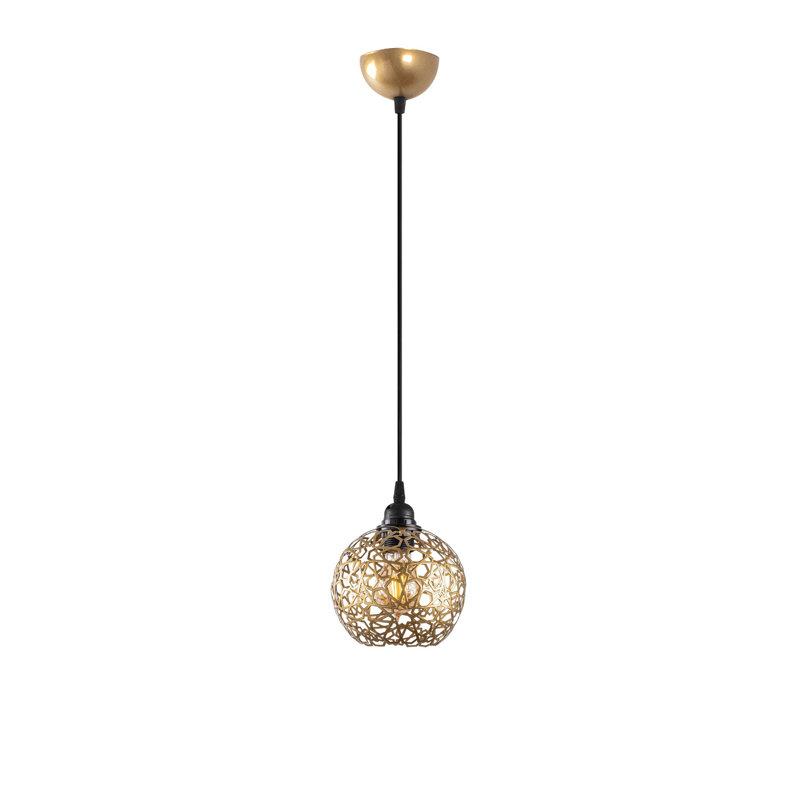 Ahmira - Light Metal Pendant, 22cm H x 22cm W x 22cm D