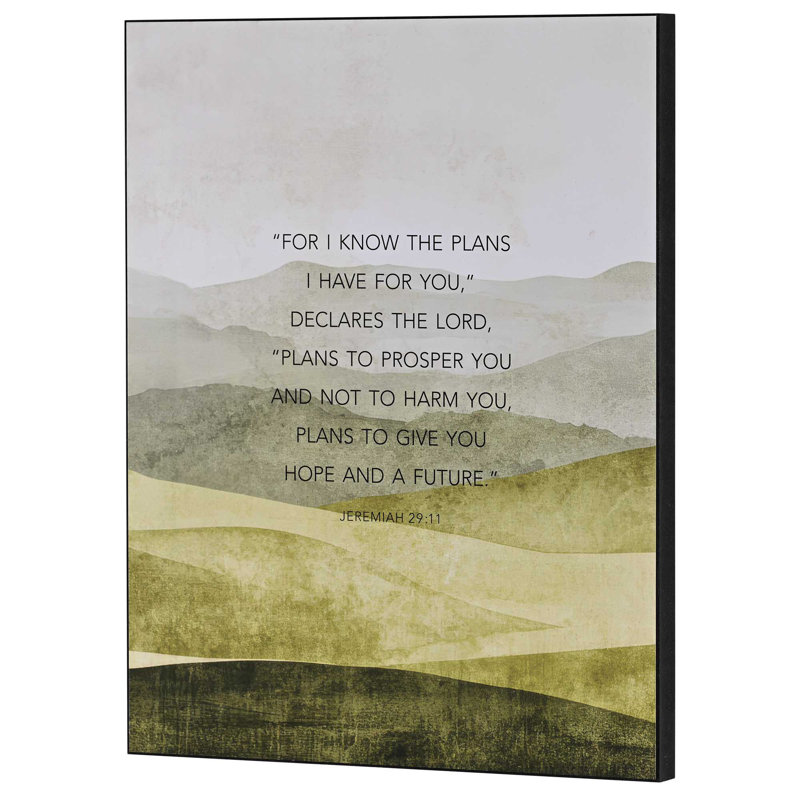 Plaque murale pour «I Know The plans»