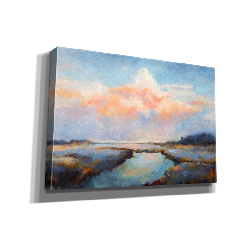 «Wanderings No. 1» par Odile, art mural sur toile, H 18 po x l 26 po x P 0,75 po