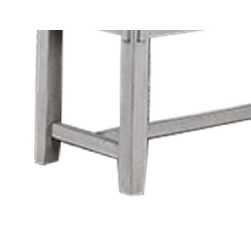 Banc rembourré en tissu Kaory
