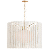 Catania 30" Hanging Shade With Cream Braided Rope
