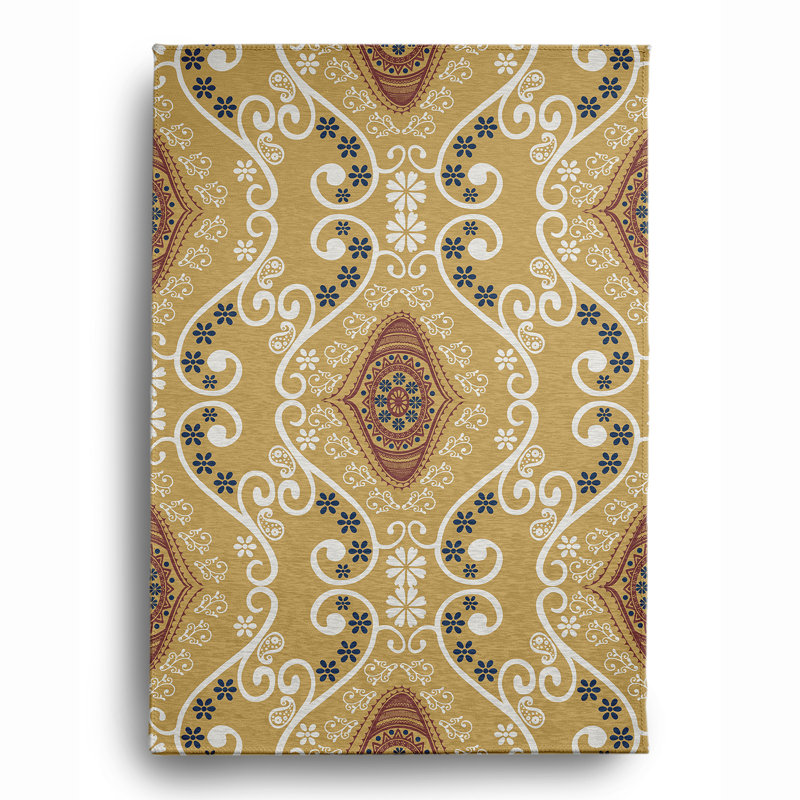 Thales Chenille Oriental Indoor Rug, Rectangle 4' x 6'