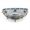 Blue White Floral Bird Oval Basin