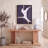 Avari 19.25" Ivory/Navy Standard Lamp