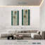 Plumes de paon - vert-499540664