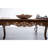 1Pc Rectangle Coffee Table Traditional Style Curved Shape Legs Solid Wood Structure Carved Design With Gold Highlight Dark Cherry Finish
